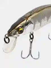 Серый воблер рыболовный "Минноу" (Minnow), 110 SP, 14 г
