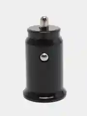 Черный автомобильное зарядное устройство в прикуриватель, Type-c USB 3,1А / зарядник телефона