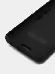 Угольный чехол противоударный Xiaomi Redmi Note 11 4G, Note 11S, Нот 11С с металлической подставкой