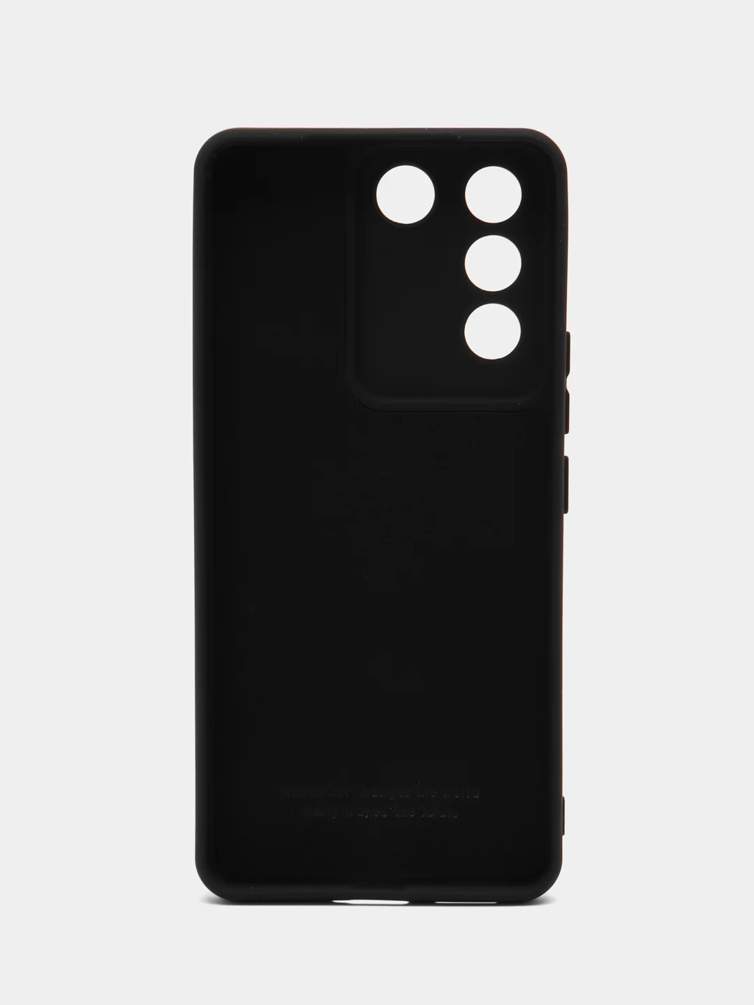 Черный чехол силиконовый для Vivo V27e / Виво В27е Silicone Cover