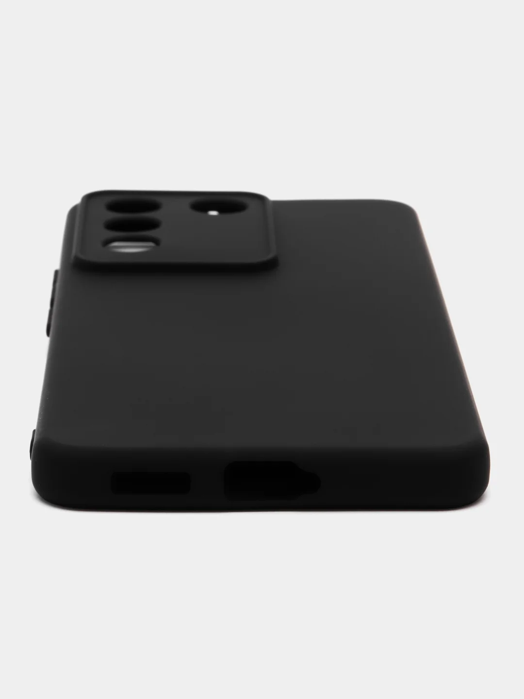 Черный чехол силиконовый для Vivo V27e / Виво В27е Silicone Cover