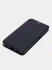 Темно-синий чехол-книжка для Samsung Galaxy A24 / Самсунг Галакси А24