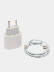 Блок питания Type-C с кабелем Lightning, быстрая зарядка, 20 W