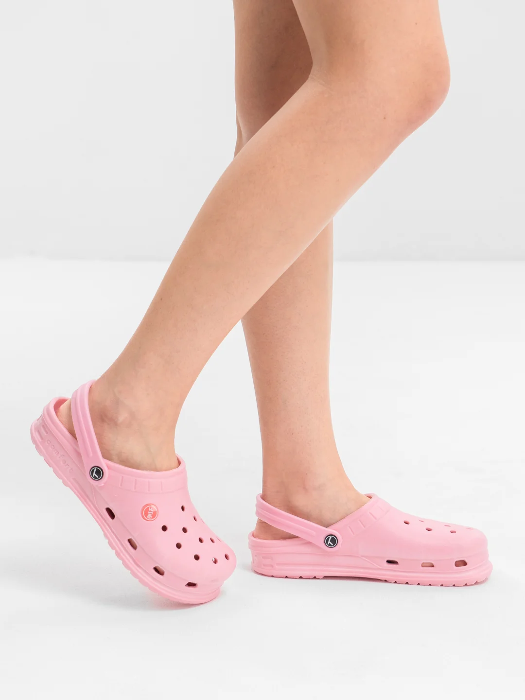 Розовый сабо женские, размеры 36-40