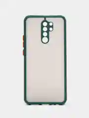 Морской xiaomi Redmi 9, Сяоми Редми 9, чехол матовый силиконовый с цветными кнопками
