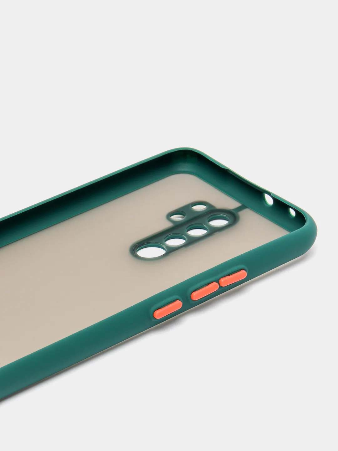 Морской xiaomi Redmi 9, Сяоми Редми 9, чехол матовый силиконовый с цветными кнопками