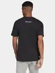 Черный футболка Adidas мужская