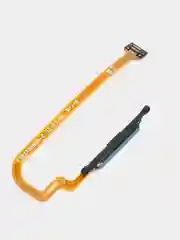 Синий шлейф для Xiaomi Poco M3 / Redmi 9T + сканер отпечатка пальца