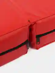 Красный мат спортивный детский складной, 100 х 100 х 10 см