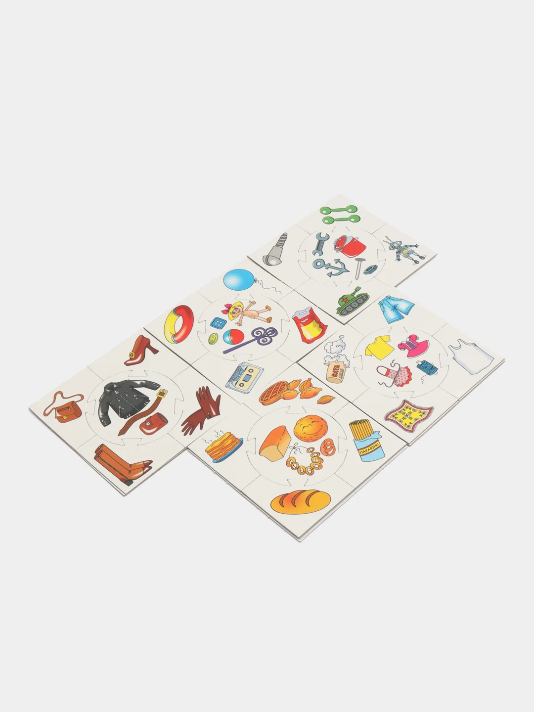 Настольная игра "Что из чего сделано",  серии Учись, играя