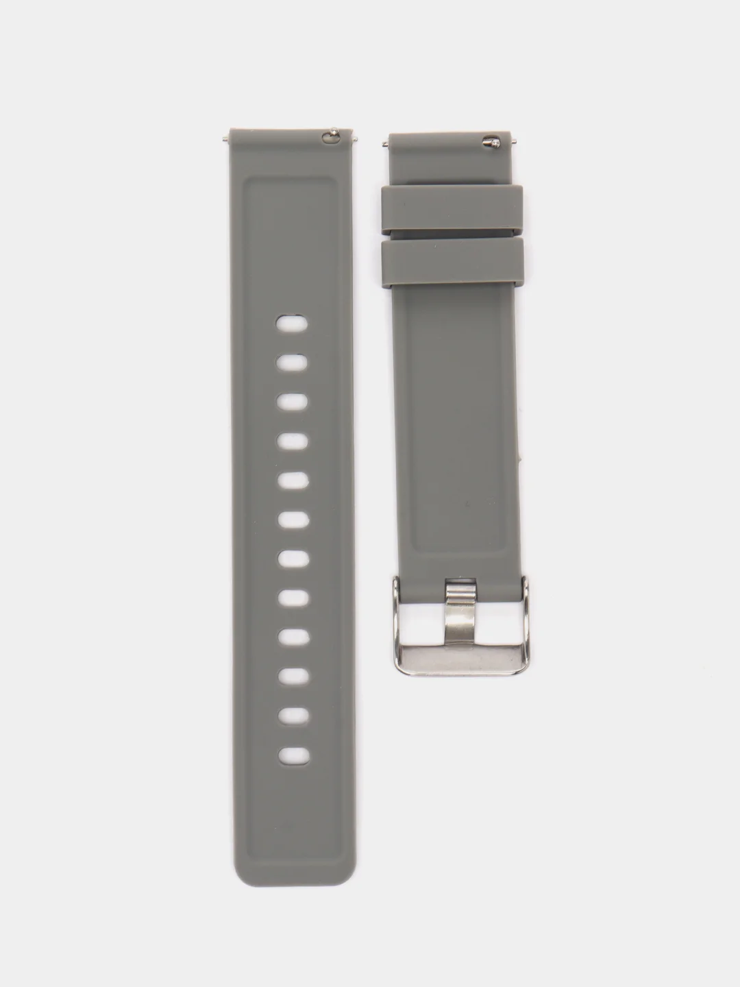 Серый силиконовый ремешок для Xiaomi Amazfit Bip / GTR 42 мм / GTS / Samsung Gear S2