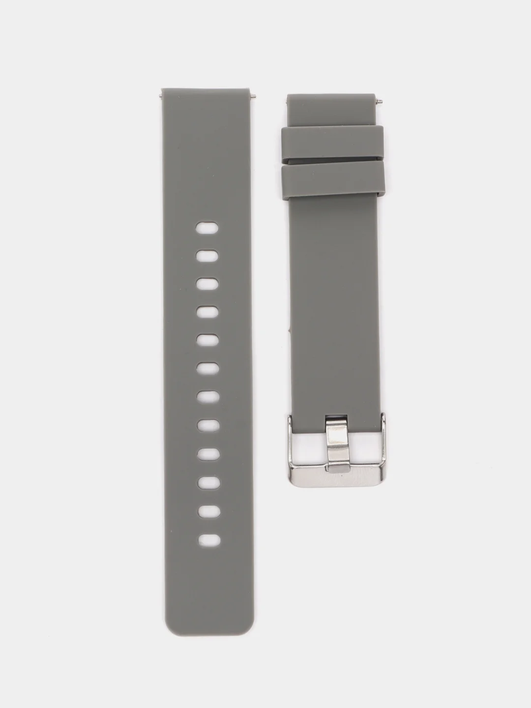 Серый силиконовый ремешок для Xiaomi Amazfit Bip / GTR 42 мм / GTS / Samsung Gear S2