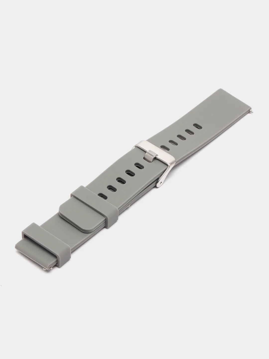 Серый силиконовый ремешок для Xiaomi Amazfit Bip / GTR 42 мм / GTS / Samsung Gear S2