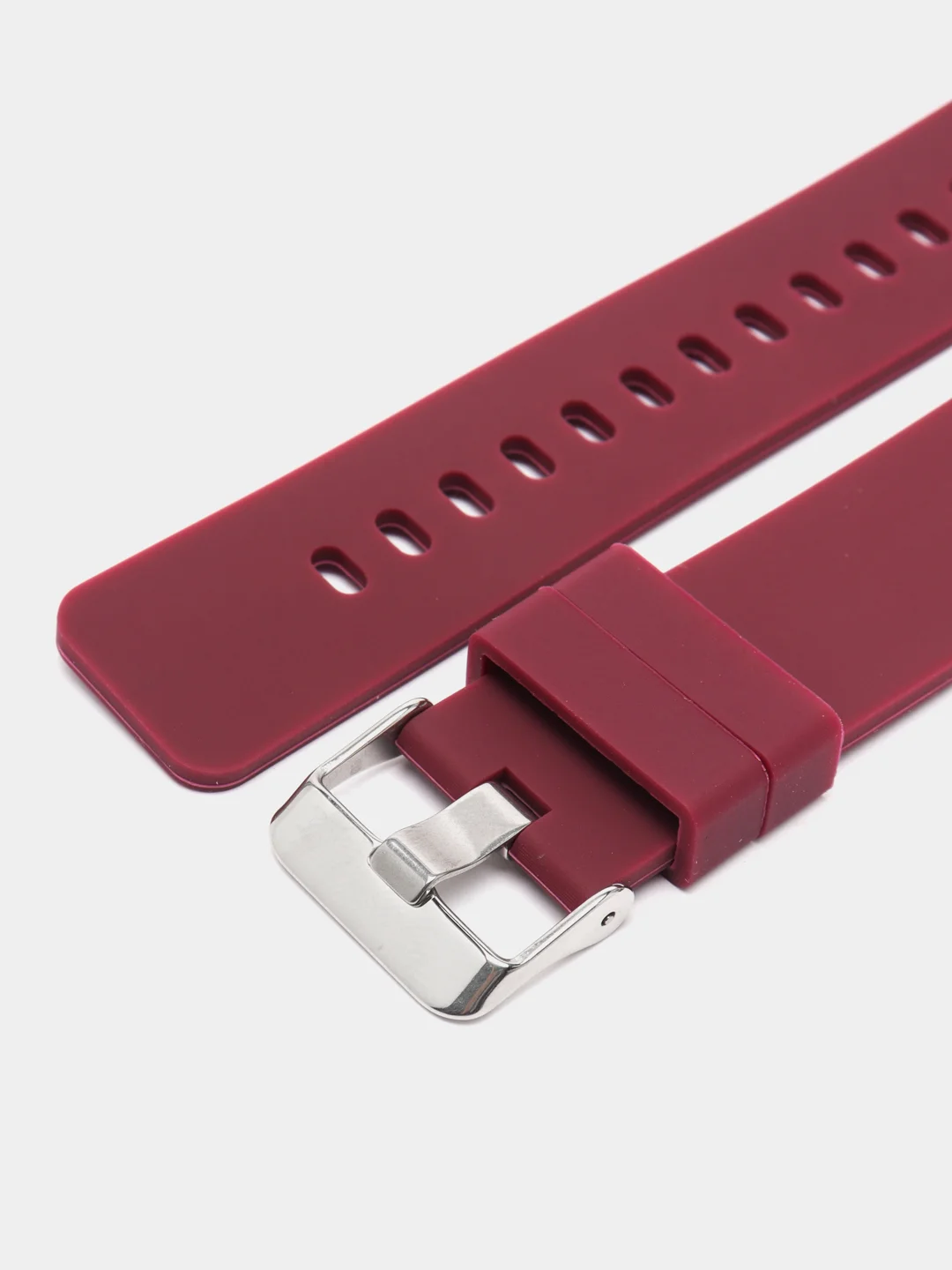 Бордовый силиконовый ремешок для Xiaomi Amazfit Bip / GTR 42 мм / GTS / Samsung Gear S2