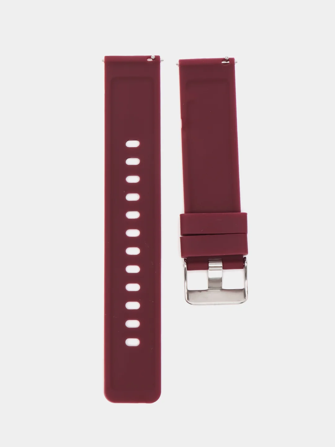 Бордовый силиконовый ремешок для Xiaomi Amazfit Bip / GTR 42 мм / GTS / Samsung Gear S2