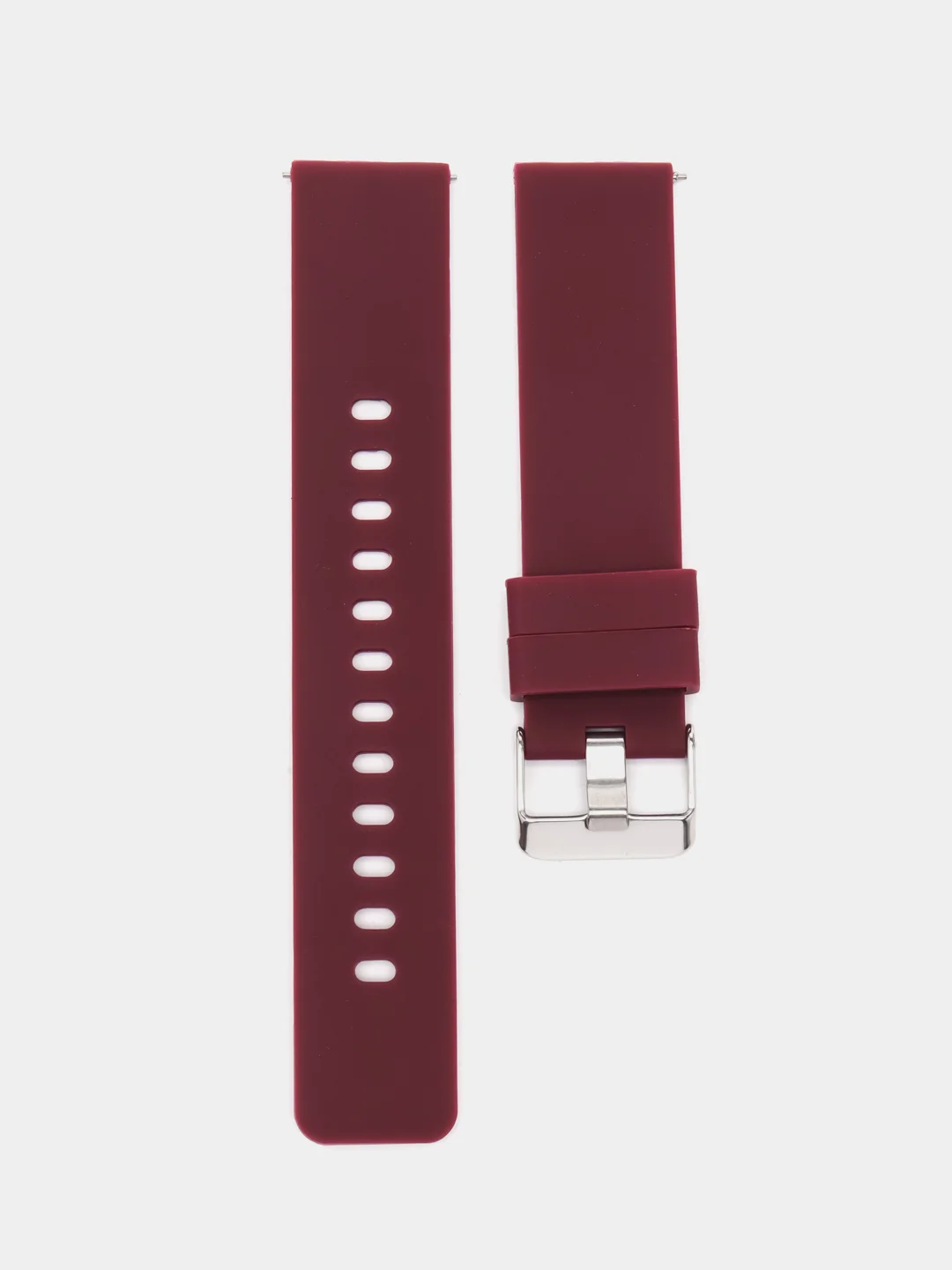 Бордовый силиконовый ремешок для Xiaomi Amazfit Bip / GTR 42 мм / GTS / Samsung Gear S2