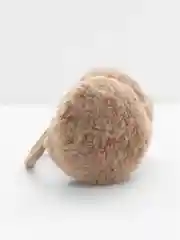Бежевый наушники меховые / Пушистые меховые наушники