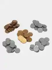 Настольная игра "Денежка. Играем в магазин. Покупаем продукты"