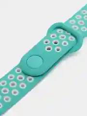 Голубой ремешок для Xiaomi Mi Band 8 / 9, силиконовый спортивный