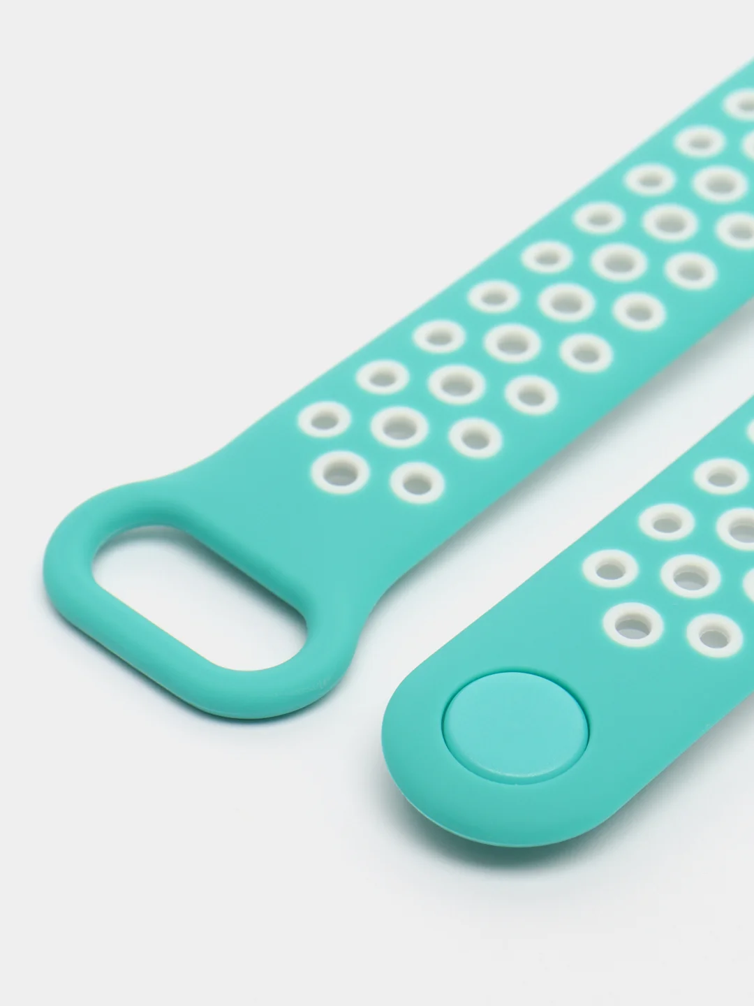 Голубой ремешок для Xiaomi Mi Band 8 / 9, силиконовый спортивный
