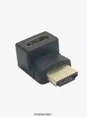 Переходник гнездо HDMI -&gt штекер HDMI угловой (SZC-017)