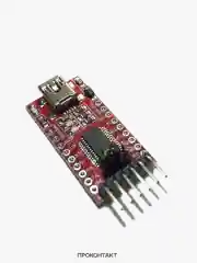 Модуль преобразователя интерфейсов USB to TTL FT232RL, красный