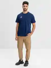 Темно-синий футболка Core 18 Tee, мужская, из хлопка, темно-синяя