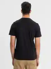 Черный футболка Core 18 Tee, мужская, из хлопка, черная