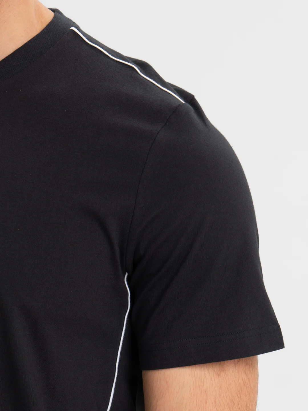 Черный футболка Core 18 Tee, мужская, из хлопка, черная