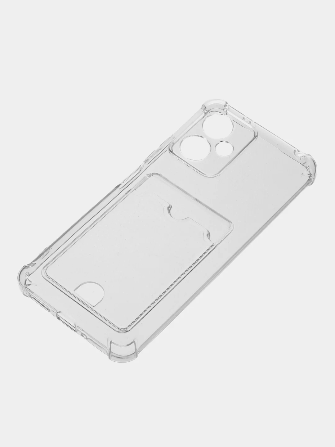 Марсала чехол Xiaomi Redmi Note 12 5G, Редми Нот 12 5G силиконовый прозрачный с карманом для карты