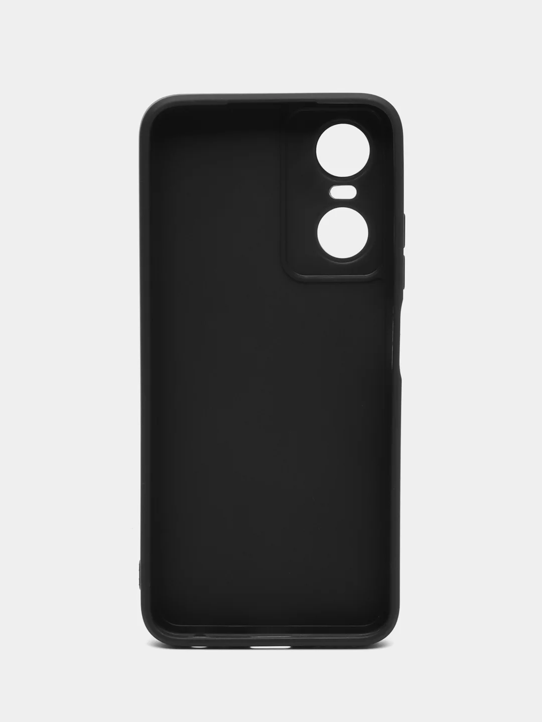 Черный чехол для Tecno Pop 6 Pro, Техно Поп 6 Про, силиконовый, матовый, черный