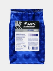 Кофе в зернах Poetti Espresso Spirito, натуральный, жареный, 1 кг