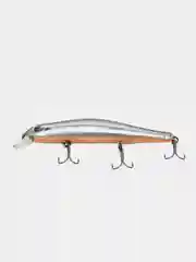 Серебряный воблер рыболовный "Минноу" (Minnow), 110 SP, 17 г