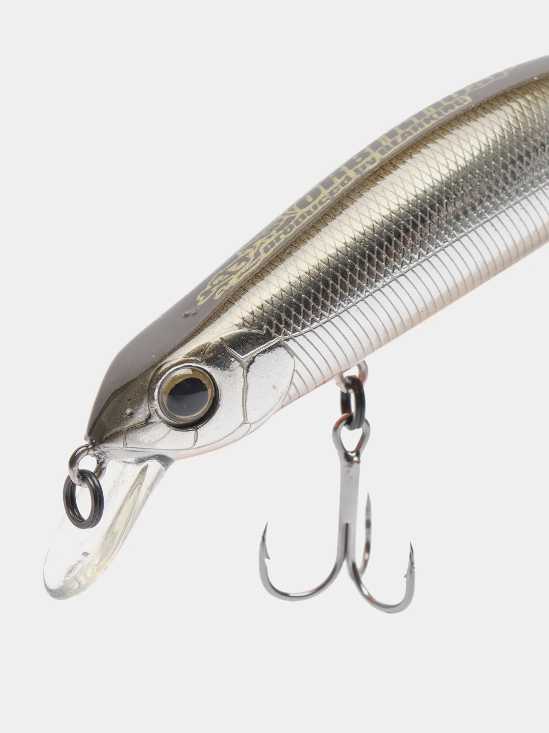 Серебряный воблер рыболовный "Минноу" (Minnow), 110 SP, 17 г