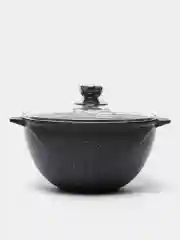 Казан для плова 4-10л Мечта, инновационное антипригарное покрытие Granit black, с крышкой