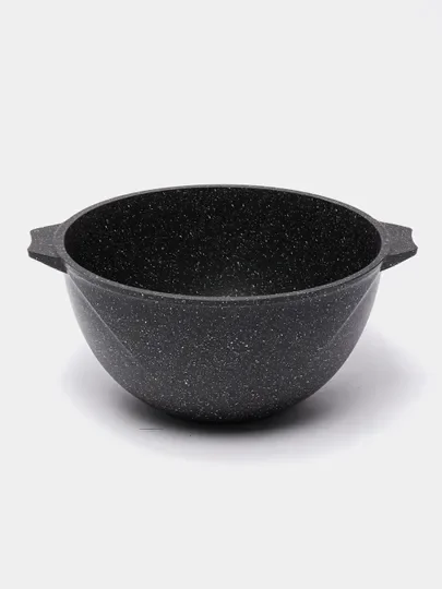 Казан для плова 4-10л Мечта, инновационное антипригарное покрытие Granit black, с крышкой