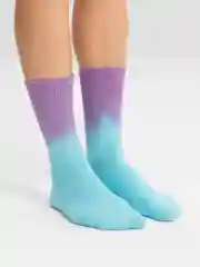 Голубой носки с принтом "Gradient" pkt