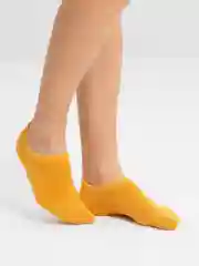 Желтый носки-следки женские