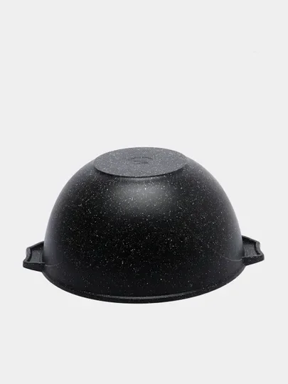 Казан для плова 4-10л Мечта, инновационное антипригарное покрытие Granit black, с крышкой