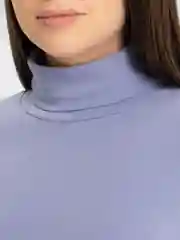 Лавандовый водолазка женская