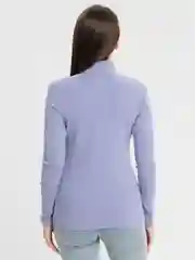 Лавандовый водолазка женская