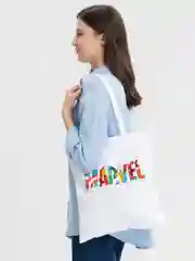 Белый холщовая сумка Marvel Avengers, белая