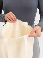 Бежевый холщовая сумка Avoska