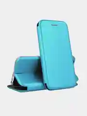Голубой чехол книжка для Samsung J1(16), J2 Prime, J3(16), J5(17), J6, J8