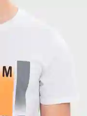 Белый футболка мужская, эластичная