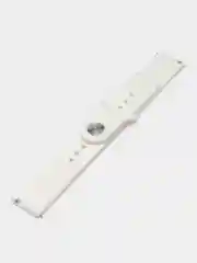 Белый силиконовый ремешок для Xiaomi Amazfit Bip / Huawei / Samsung