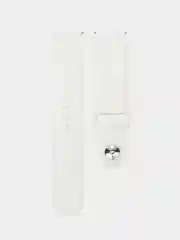 Белый силиконовый ремешок для Xiaomi Amazfit Bip / Huawei / Samsung