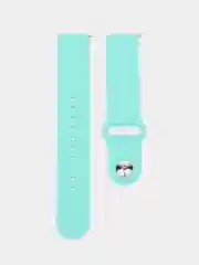 Бирюзовый силиконовый ремешок для Xiaomi Amazfit Bip / Huawei / Samsung