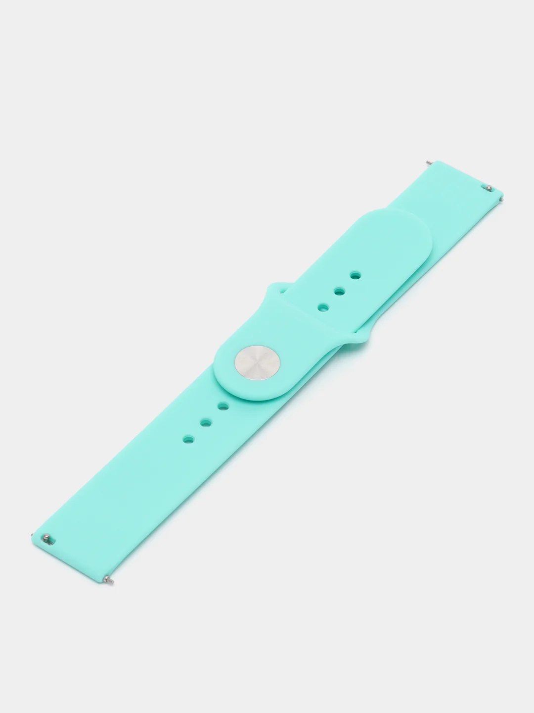Бирюзовый силиконовый ремешок для Xiaomi Amazfit Bip / Huawei / Samsung