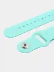 Бирюзовый силиконовый ремешок для Xiaomi Amazfit Bip / Huawei / Samsung